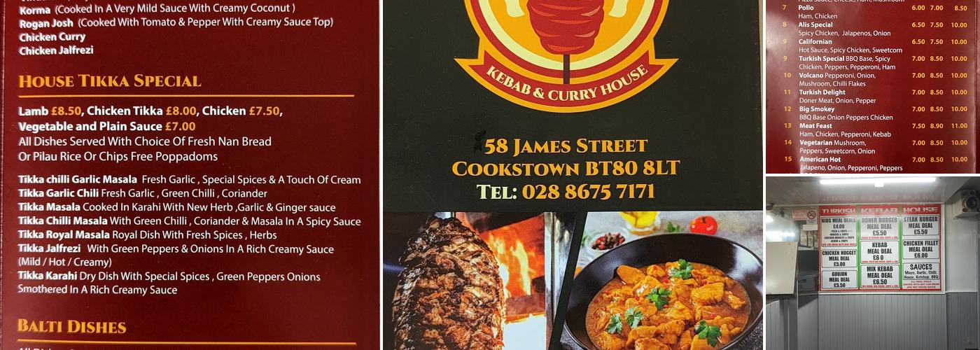 Turkish Kebab House Menu