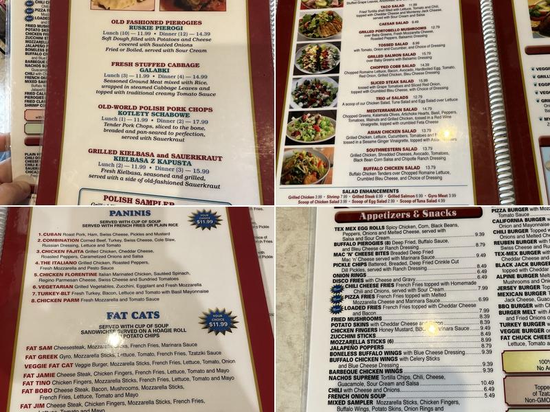 Time to Eat Diner Menu