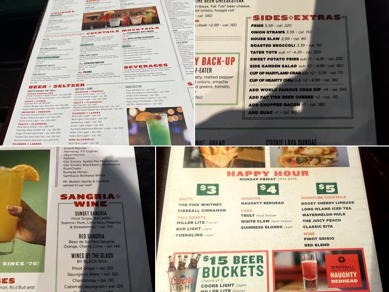 The Greene Turtle Sports Bar & Grille Menu