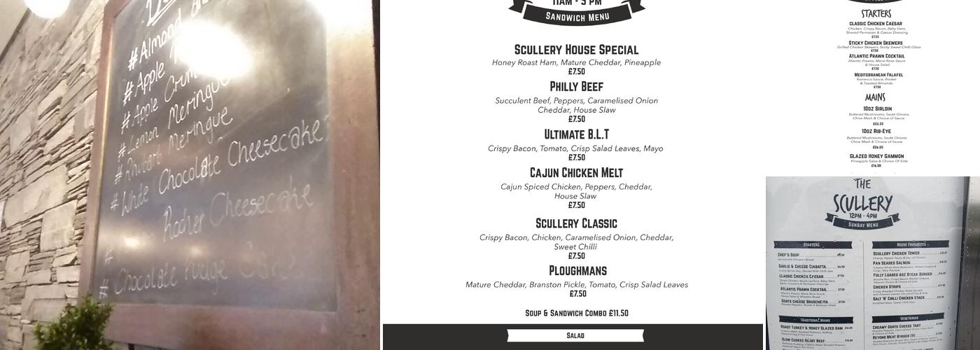 The Scullery Menu