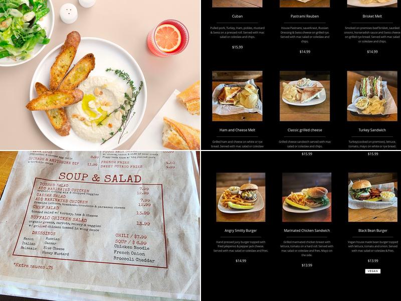 Rustic Barn Pub Menu