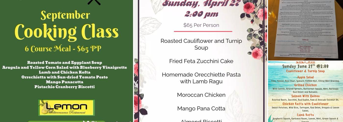 Lemon Mediterranean Restaurant Menu