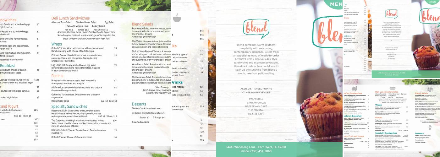 Blend Menu
