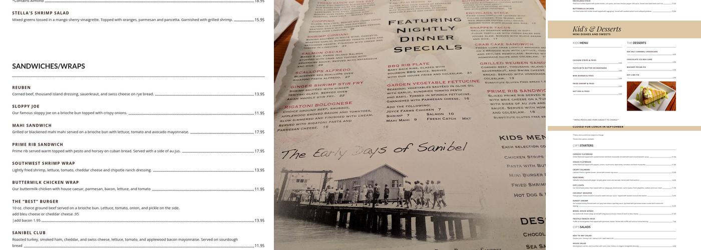 Cips Place Restaurant Menu