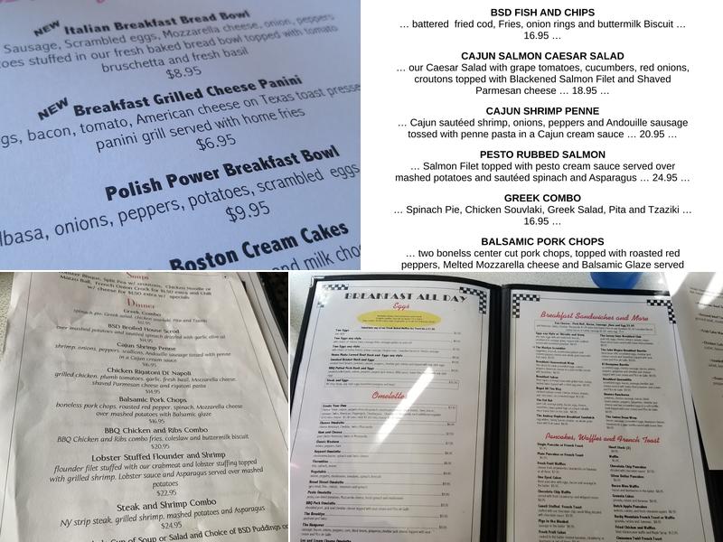 Broad Street Diner Menu