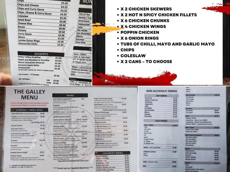 The Galley Cafe & Takeaway Menu