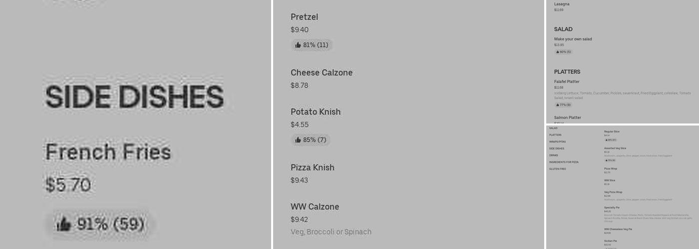 Pizza Plus Menu