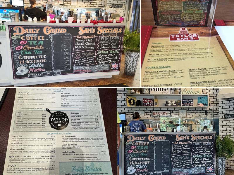 Taylor Sam's Menu