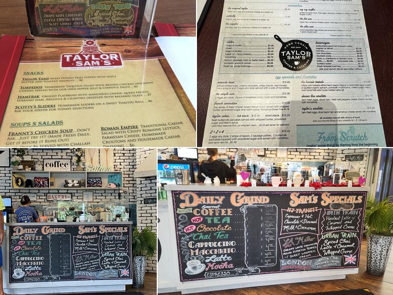 Taylor Sam's Menu