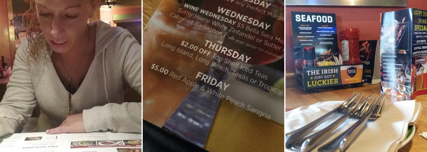 Applebee's Grill + Bar Menu