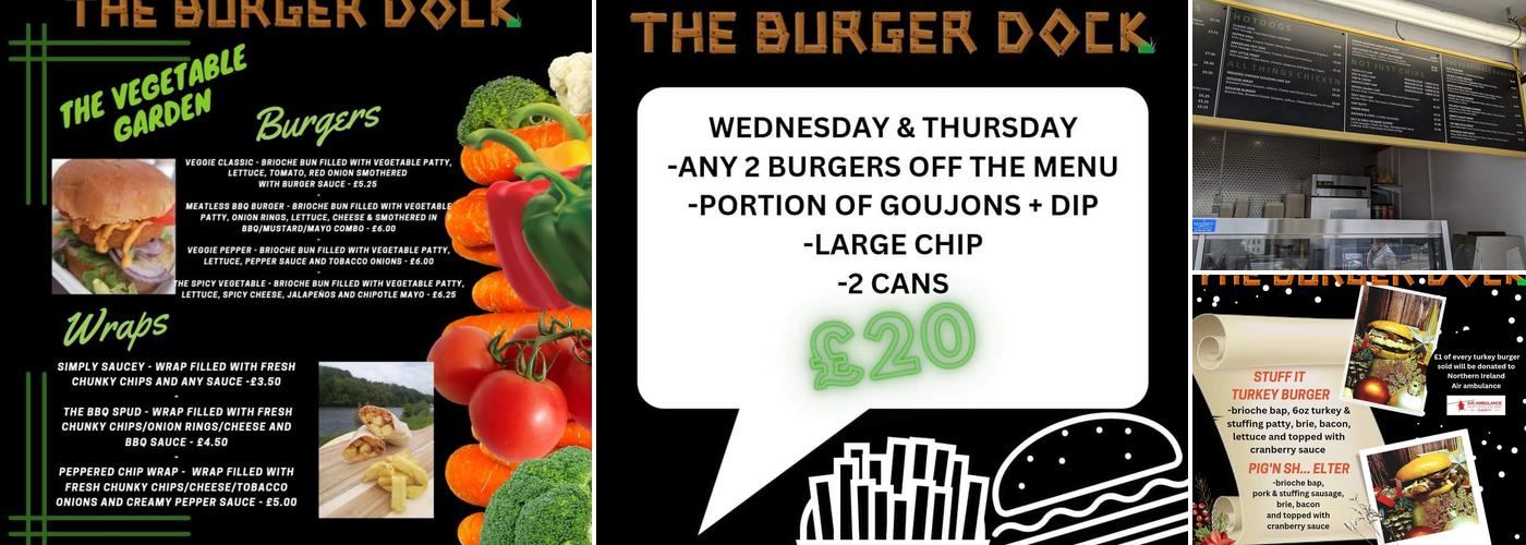 The Burger Dock Menu