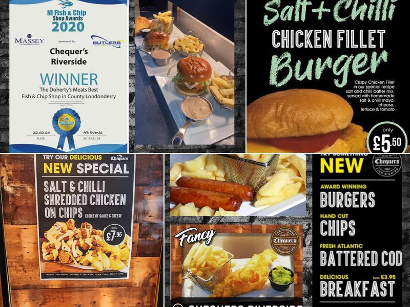 Chequers Riverside Menu