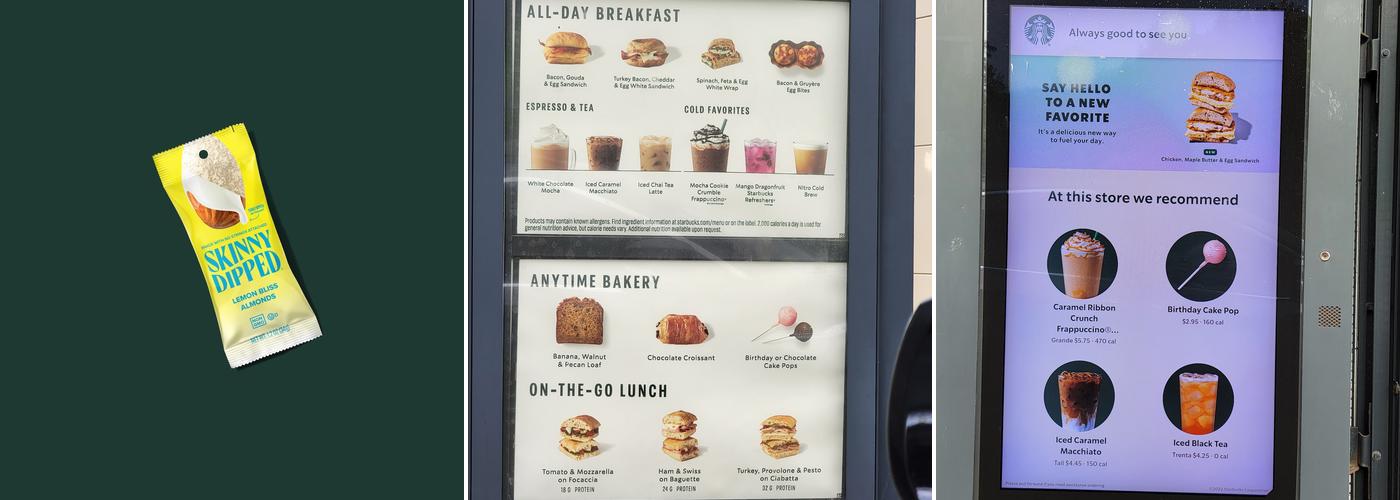 Starbucks Coffee Company Menu