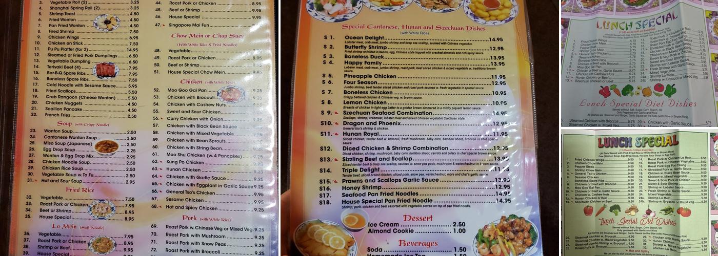 China Town Menu