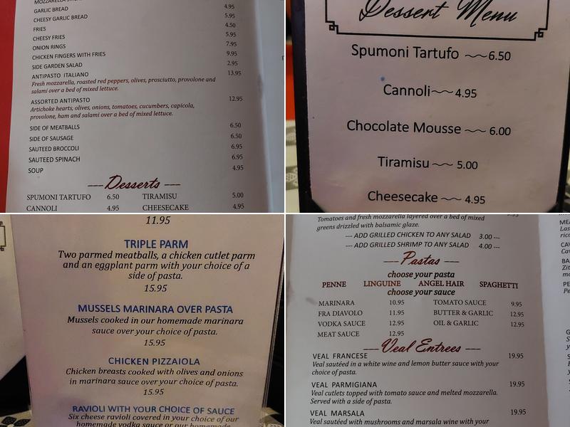 Rosato's Pub & Pizzeria Menu