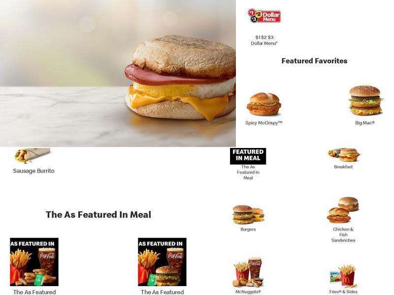 McDonald's Menu