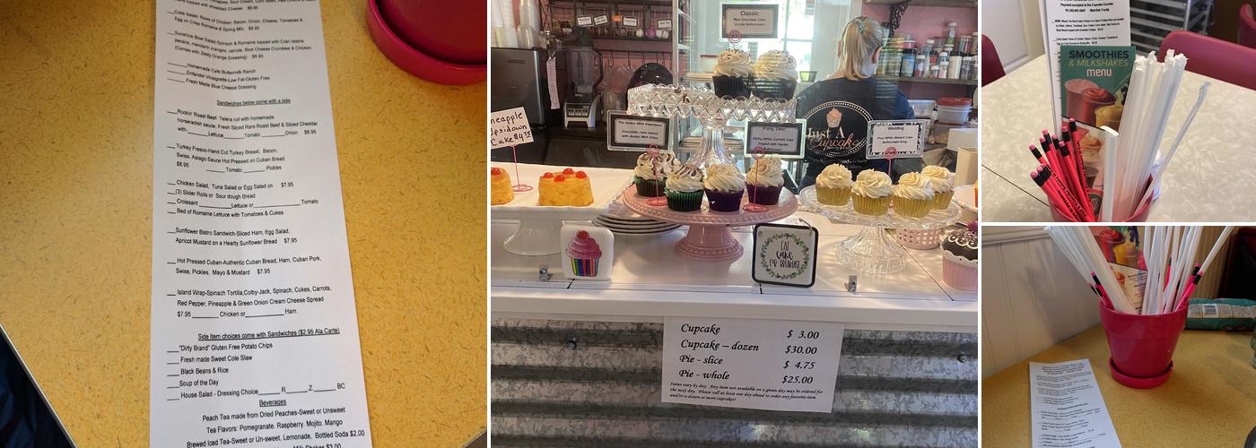 Just A Cupcake Bakery & Cafe Menu