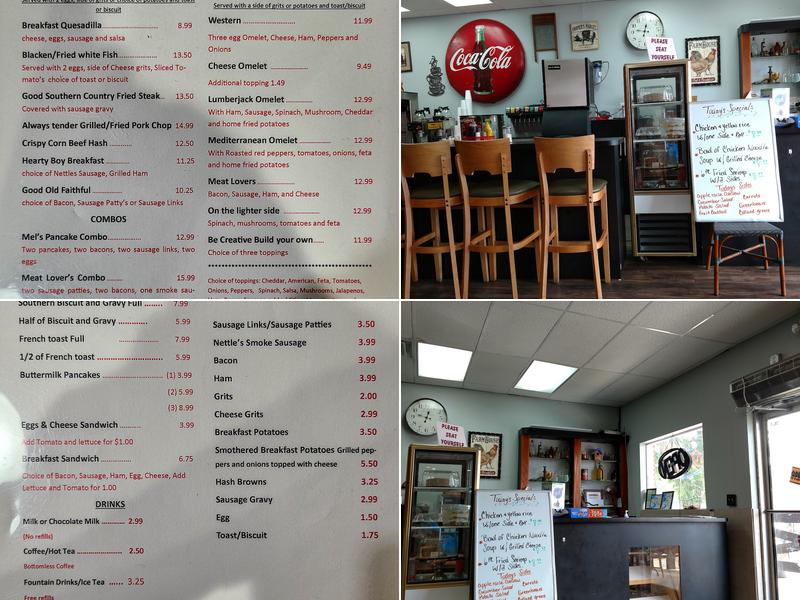 Melanie's Restaurant Menu