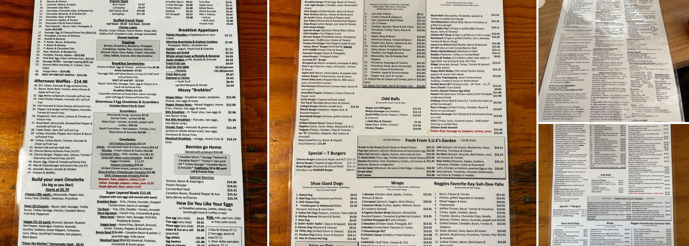 Shut Up and Eat Menu