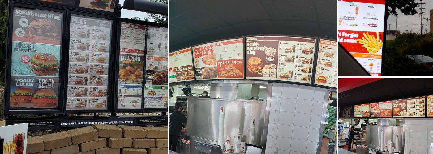 Burger King Menu