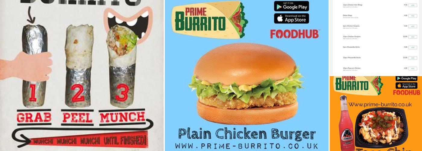 Prime Burrito Menu