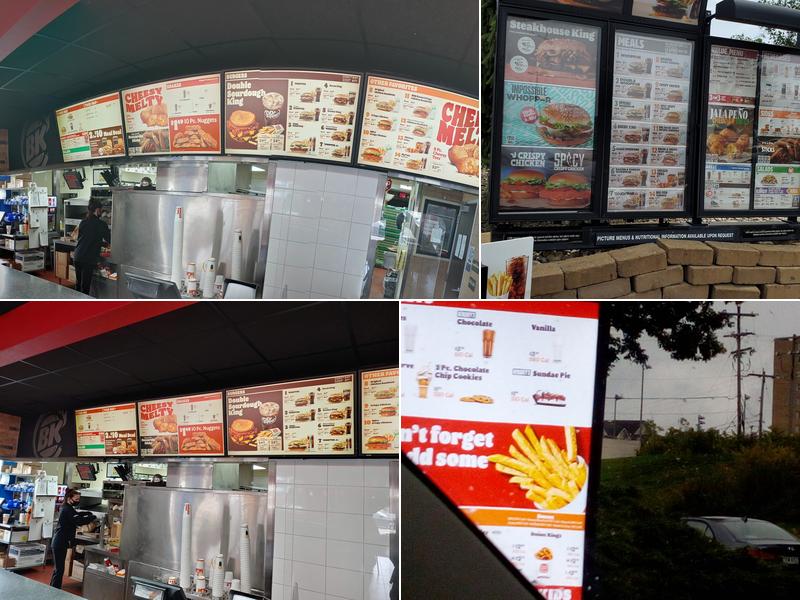 Burger King Menu