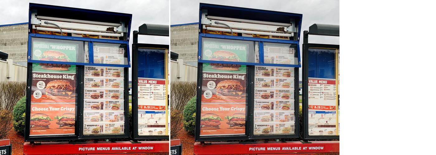 Burger King Menu