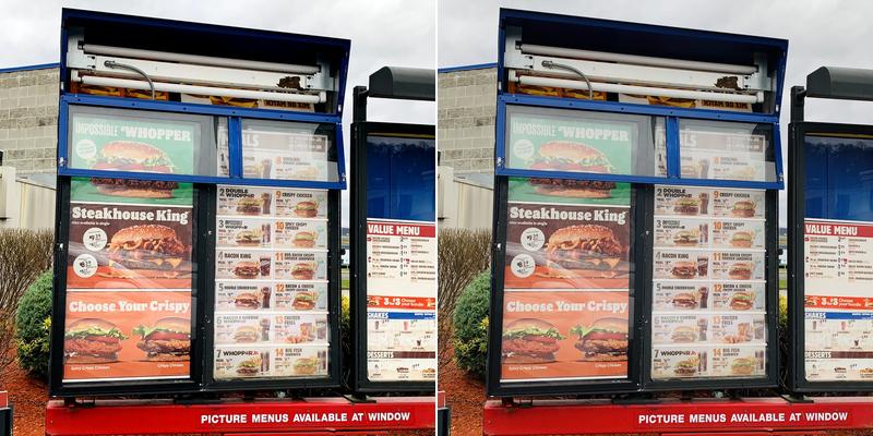 Burger King Menu