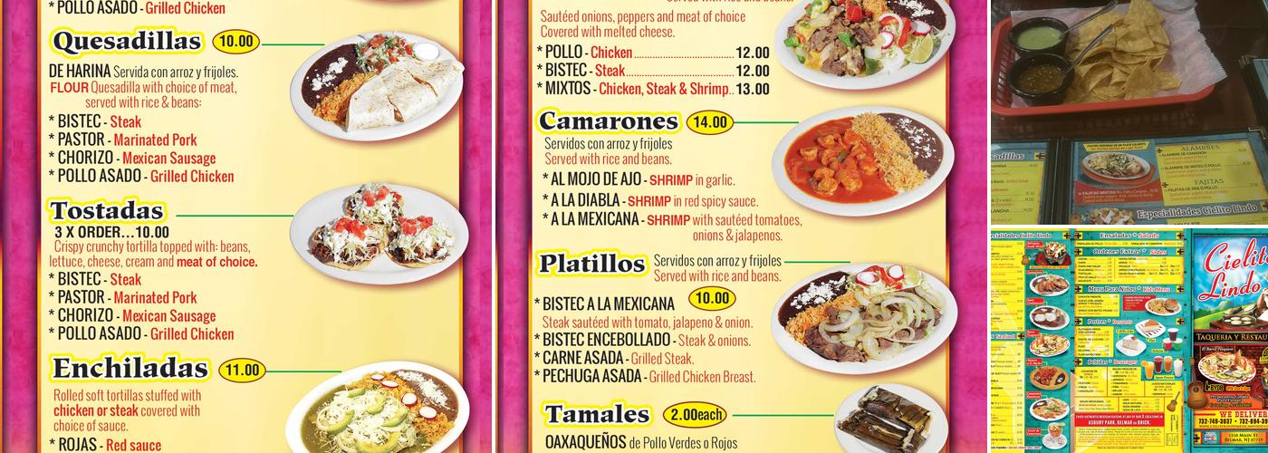 Cielito Lindo Menu