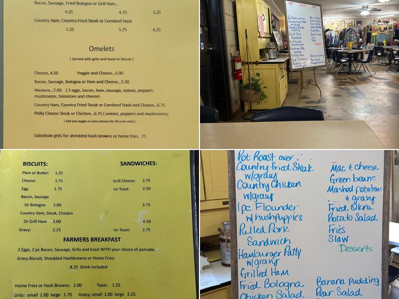 Margaret's Restaurant Menu