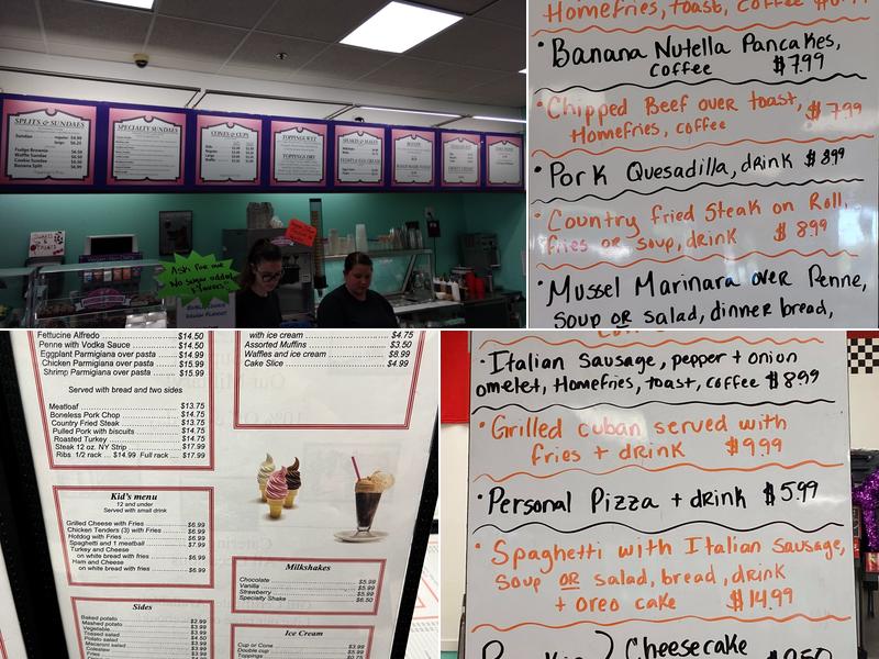 Martucci's Flashback Diner Menu