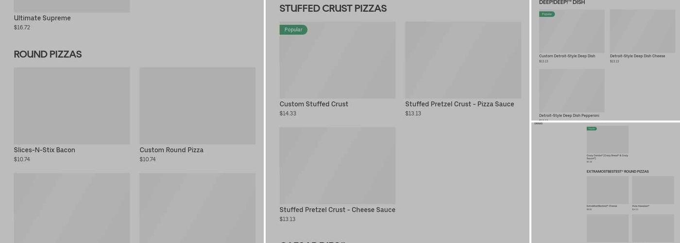 Little Caesars Pizza Menu