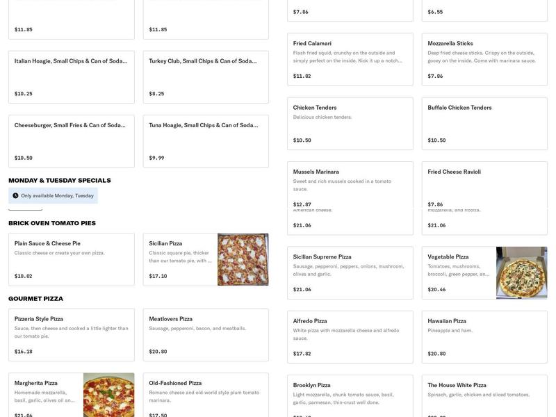 Camila's Kitchen Menu