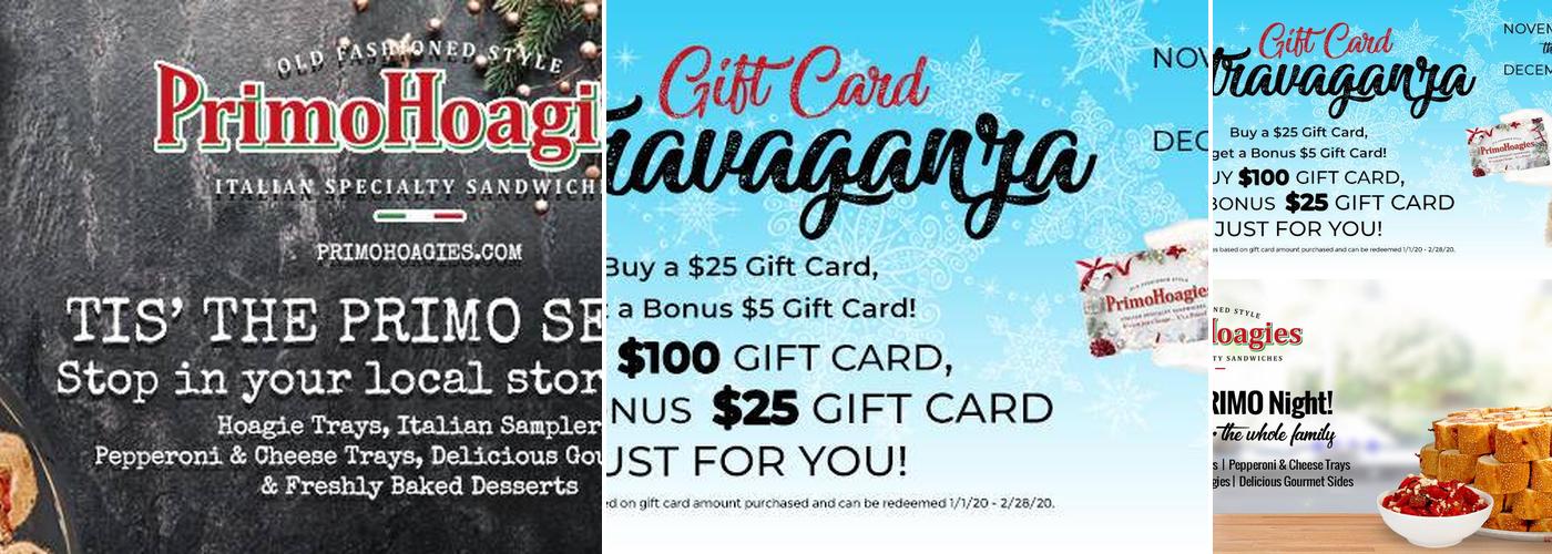 PrimoHoagies Menu