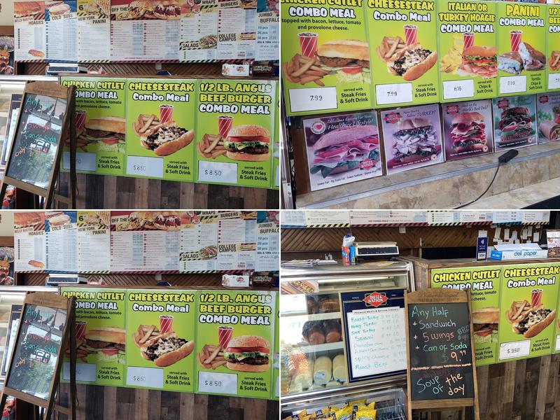 Rays sub shop Menu