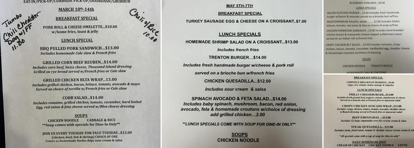 Courthouse Cafe & Catering Menu