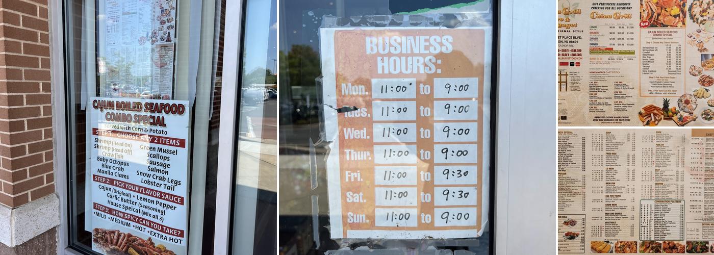 China Grill Buffet Menu