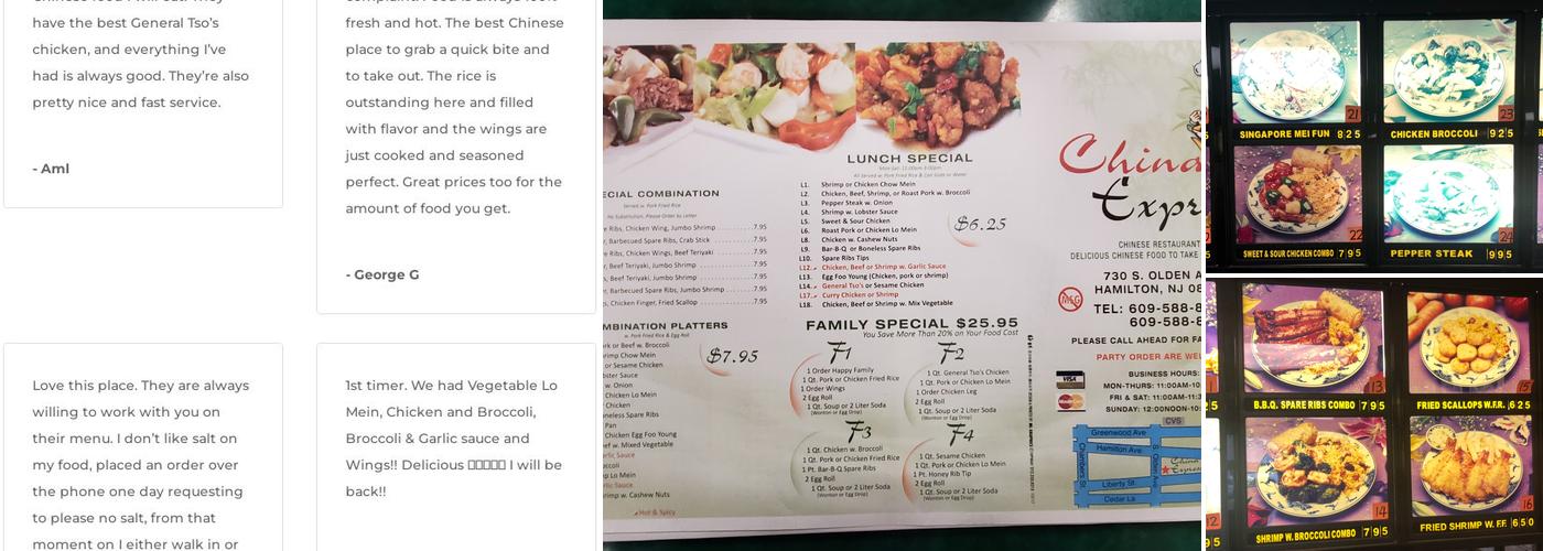 China Express Kitchen Menu