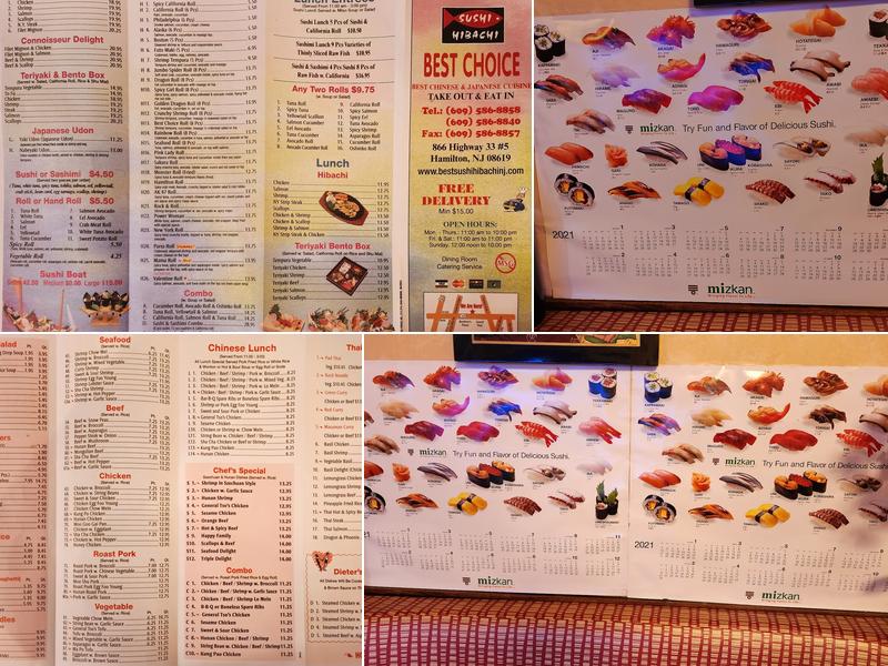 Best Choice Menu