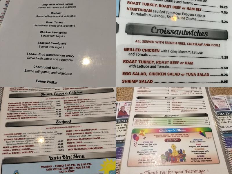 Wisdom Diner Menu