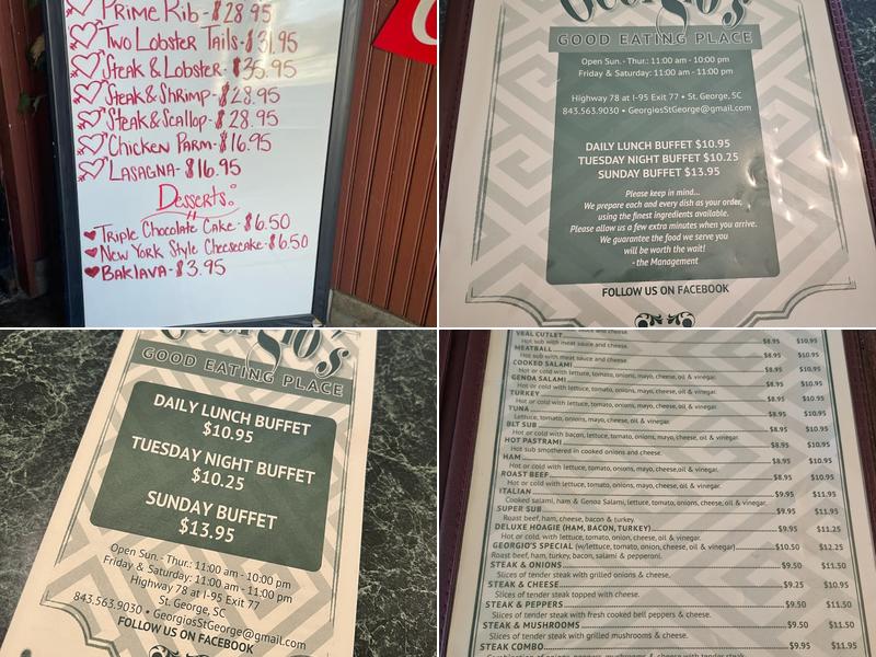 Georgio's II Pizza & Family Restaurant Menu