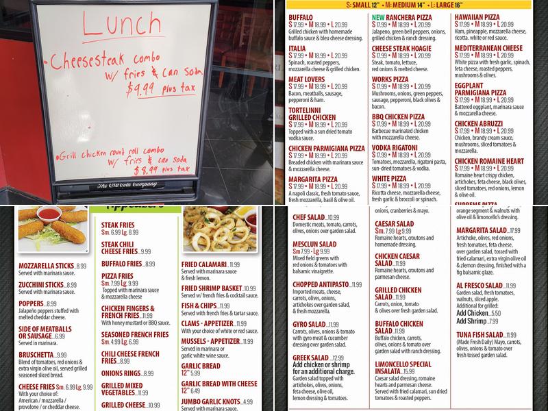 Limoncello's Italian pizza grill 🍕 Menu