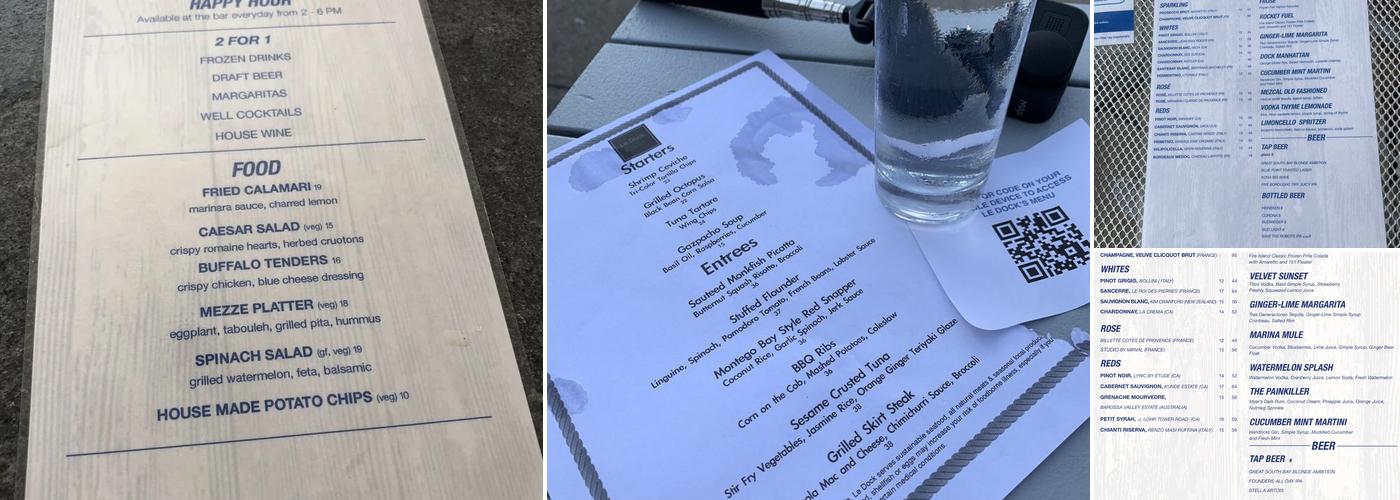 Le Dock Menu