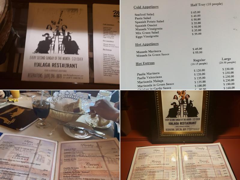 Malaga Menu