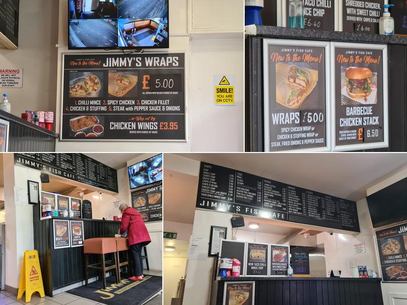 Jimmy's Fish Cafe Menu