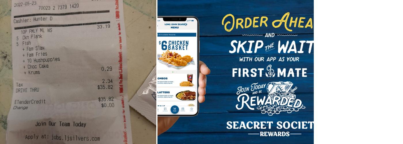 Long John Silver's Menu
