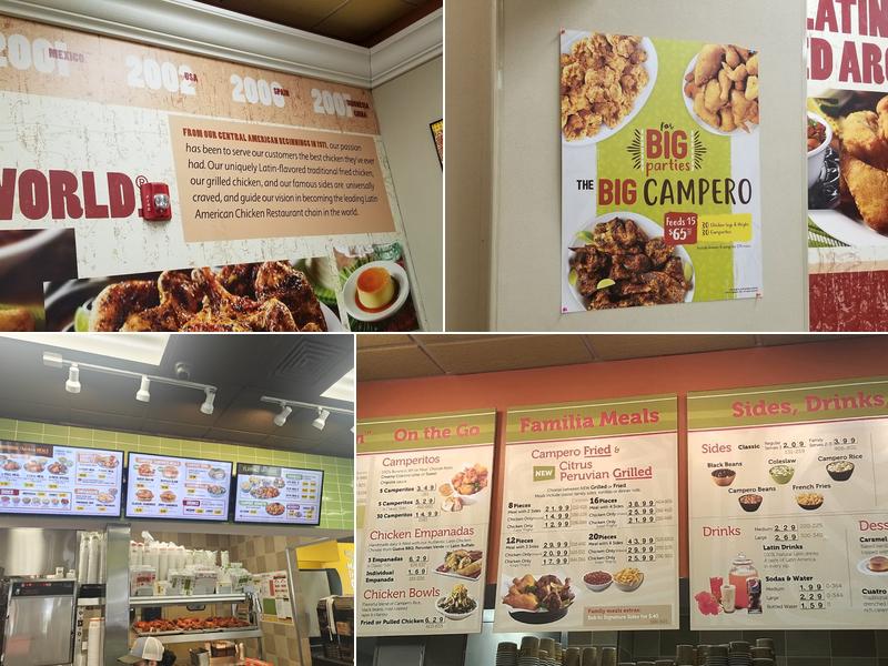 Pollo Campero Trenton Menu