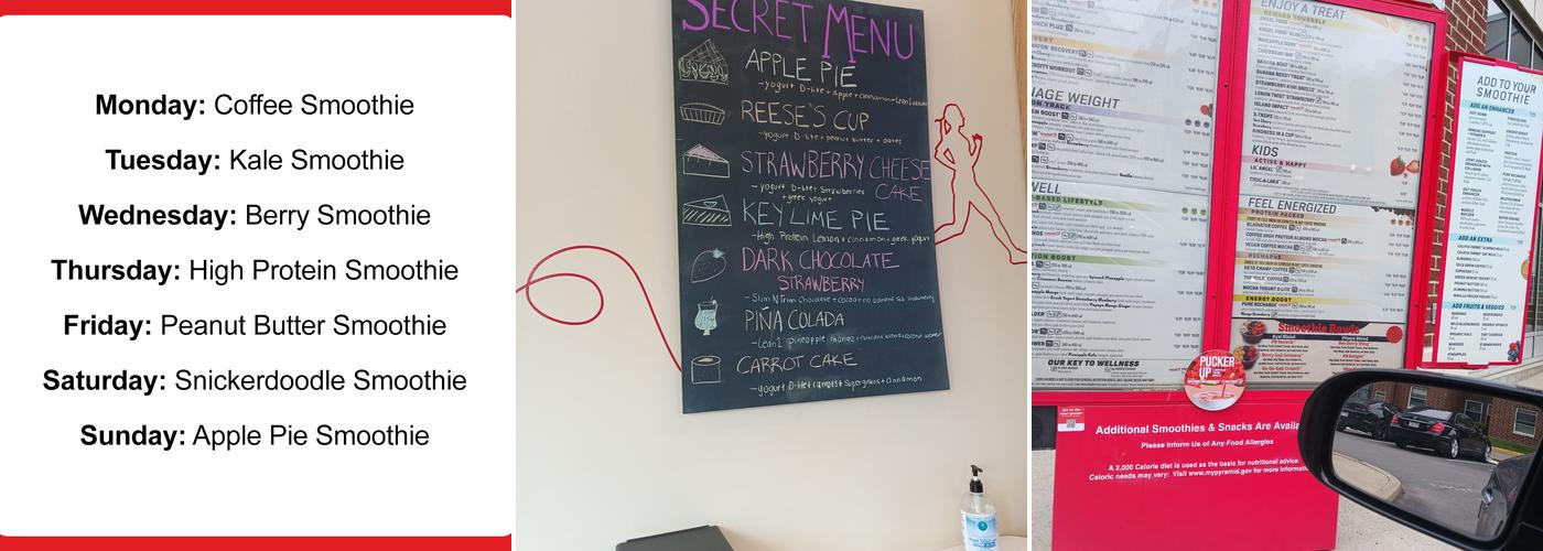 Smoothie King Menu