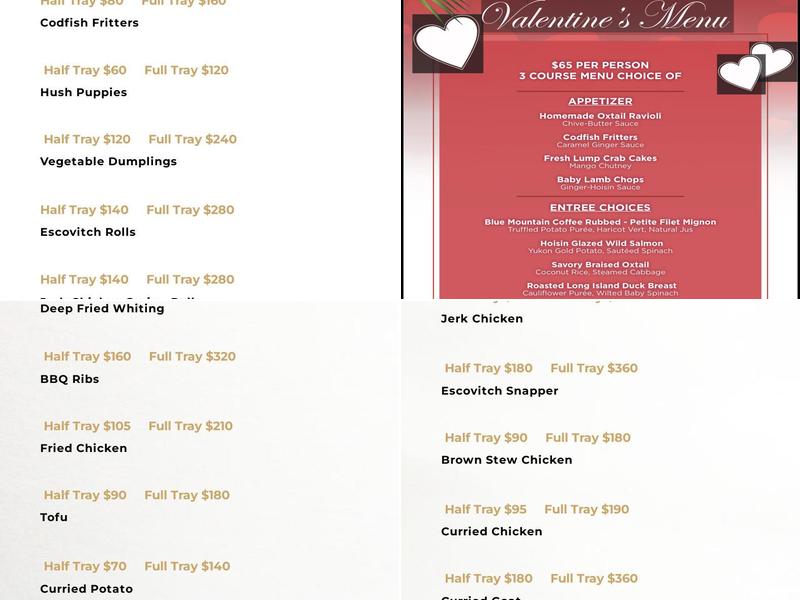 Cafe Mobay Menu