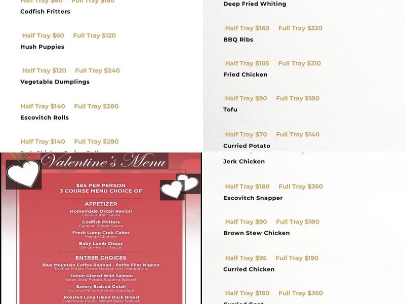 Cafe Mobay Menu